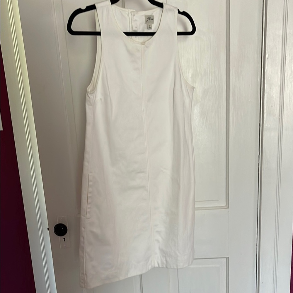 J. Crew Classic White Mini Dress